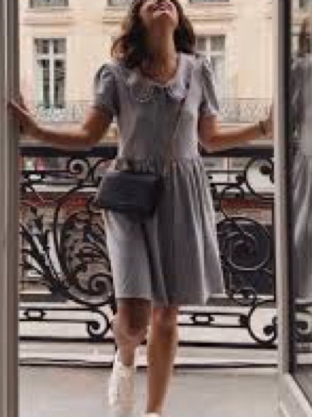 Smash  Tess Gray Mini Dress
